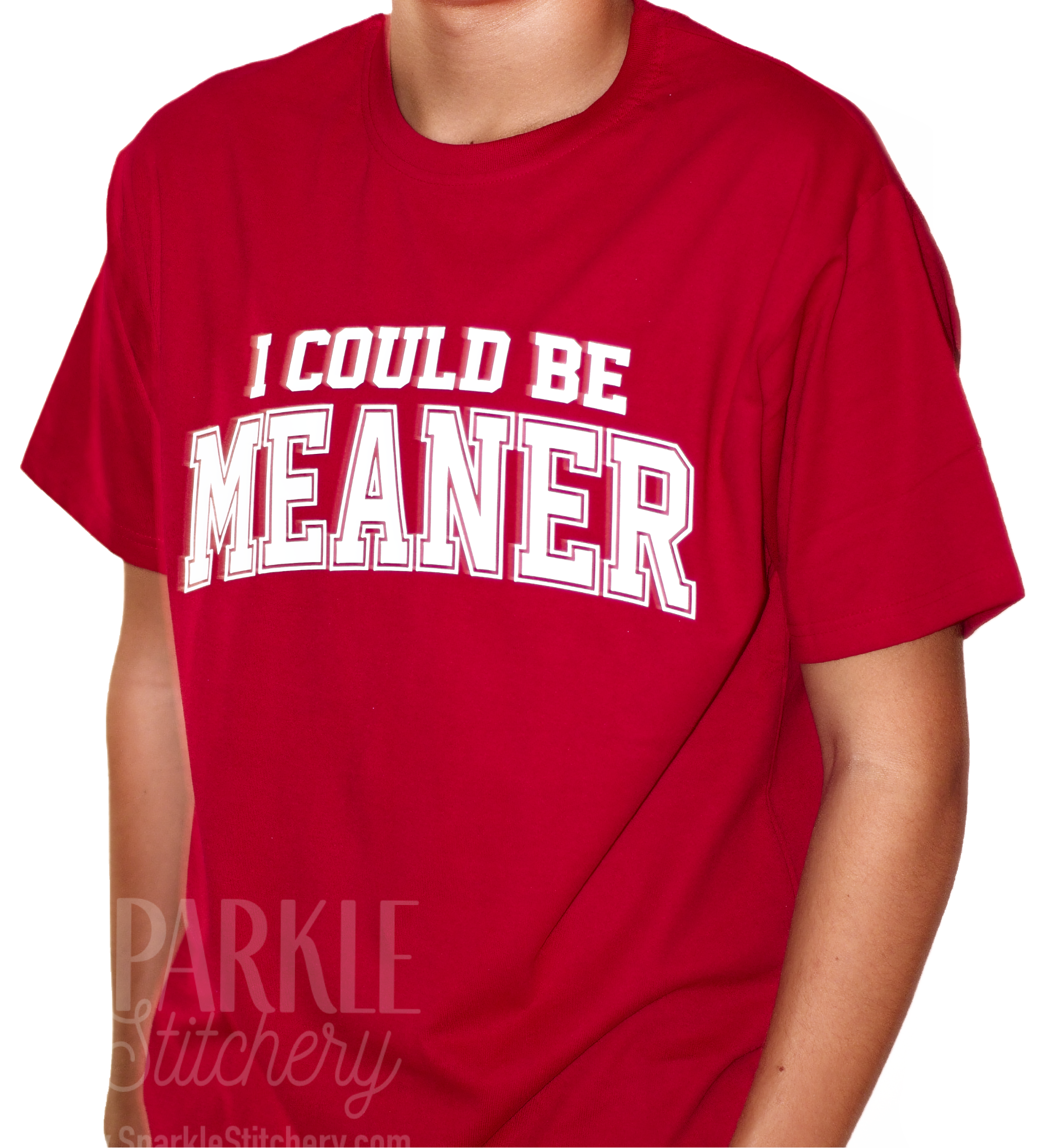 Funny “I could Meaner” Sarcasm Unisex Short Sleeve T Shirt